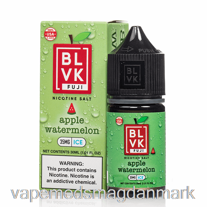 Engangs Vape Danmark æble Vandmelon Is - Blvk Fuji Salt - 30ml 35mg